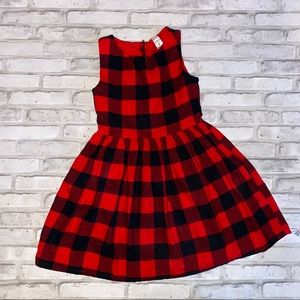 Carters Buffalo plaid dress size girls 8